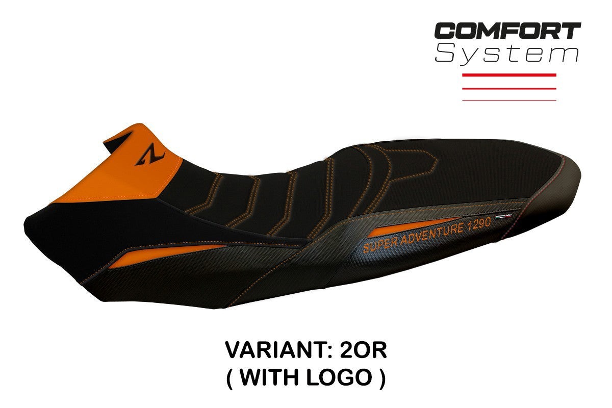 Yhteensopiva istuinpäällinen - KTM 1290 Super Adventure R 2017-2020 - mod Ginevra 2 Comfort System
