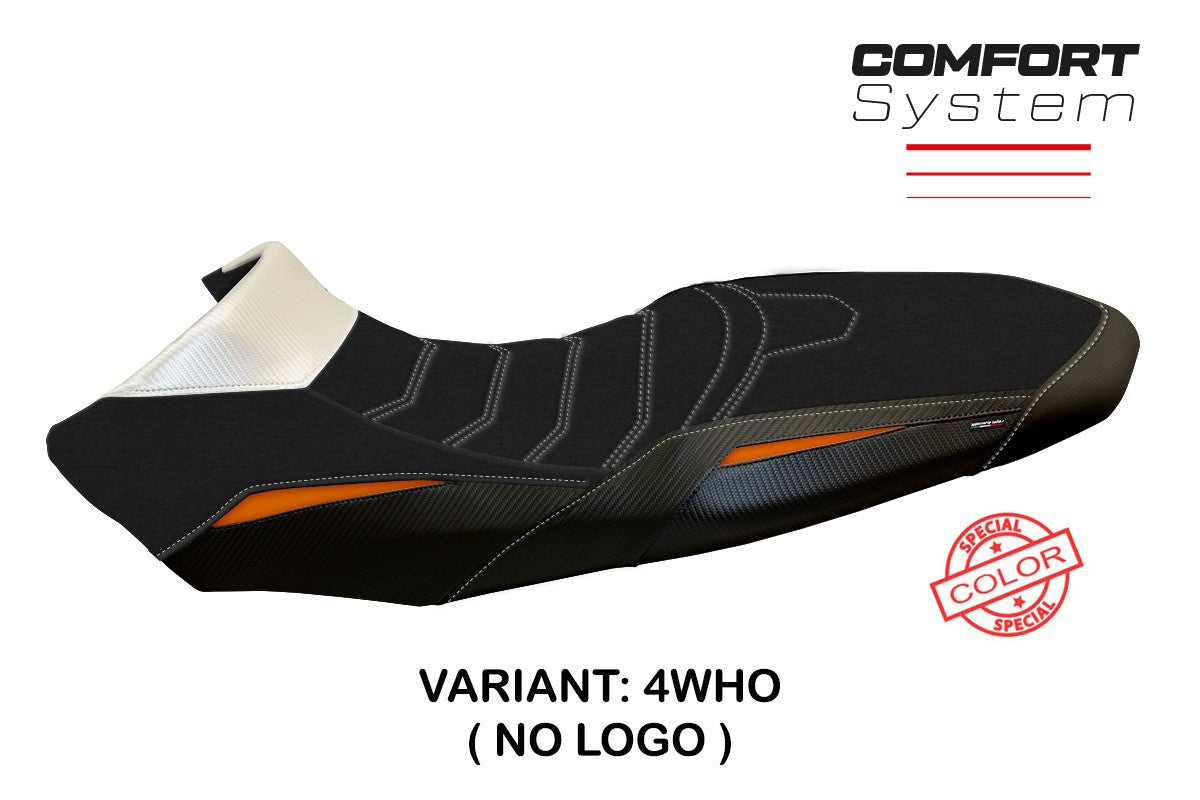 Yhteensopiva istuinpäällinen - KTM 1290 Super Adventure R 2017-2020 - mod Ginevra Special Color Comfort System