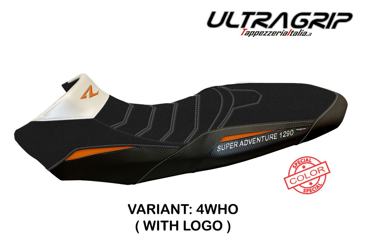 Yhteensopiva istuinpäällinen - KTM 1290 Super Adventure R 2017 - 2020 - mod Vessy Special Color Ultragrip