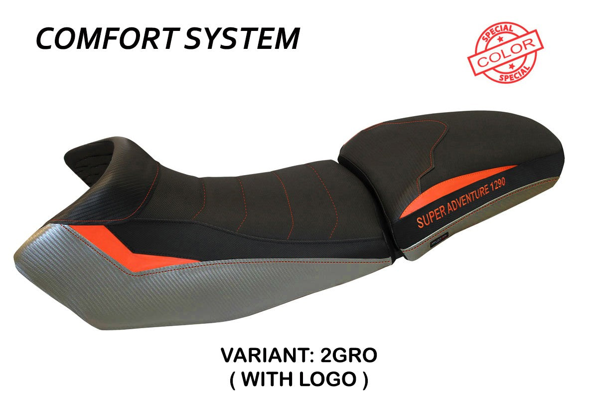 Yhteensopiva istuinpäällinen - KTM 1290 Super Adventure S-T 2015-2020 - mod Eden Special Color Comfort System
