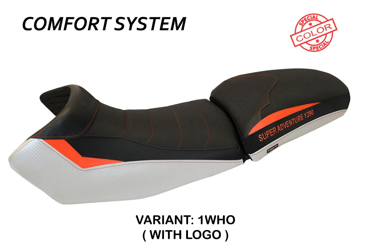 Yhteensopiva istuinpäällinen - KTM 1290 Super Adventure S-T 2015-2020 - mod Eden Special Color Comfort System