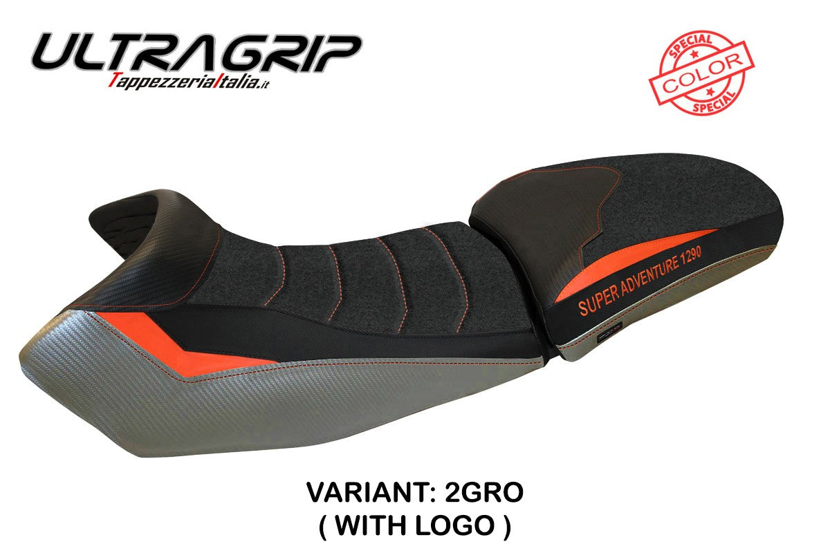 Yhteensopiva istuinpäällinen - KTM 1290 Super Adventure S-T 2015-2020 - mod Eden Special Color Ultragrip