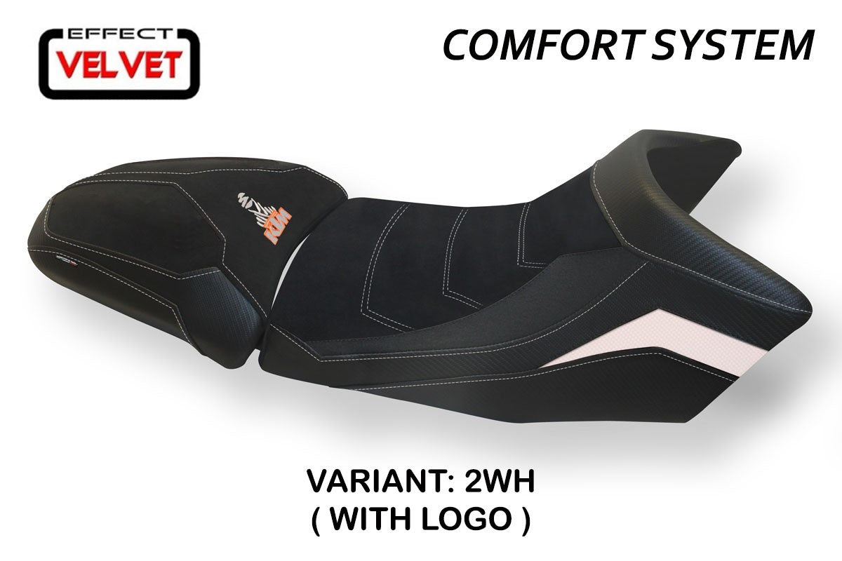 Yhteensopiva istuinpäällinen - KTM 1290 Super Adventure S-T 2015-2020 - mod Gaeta Velvet Comfort System