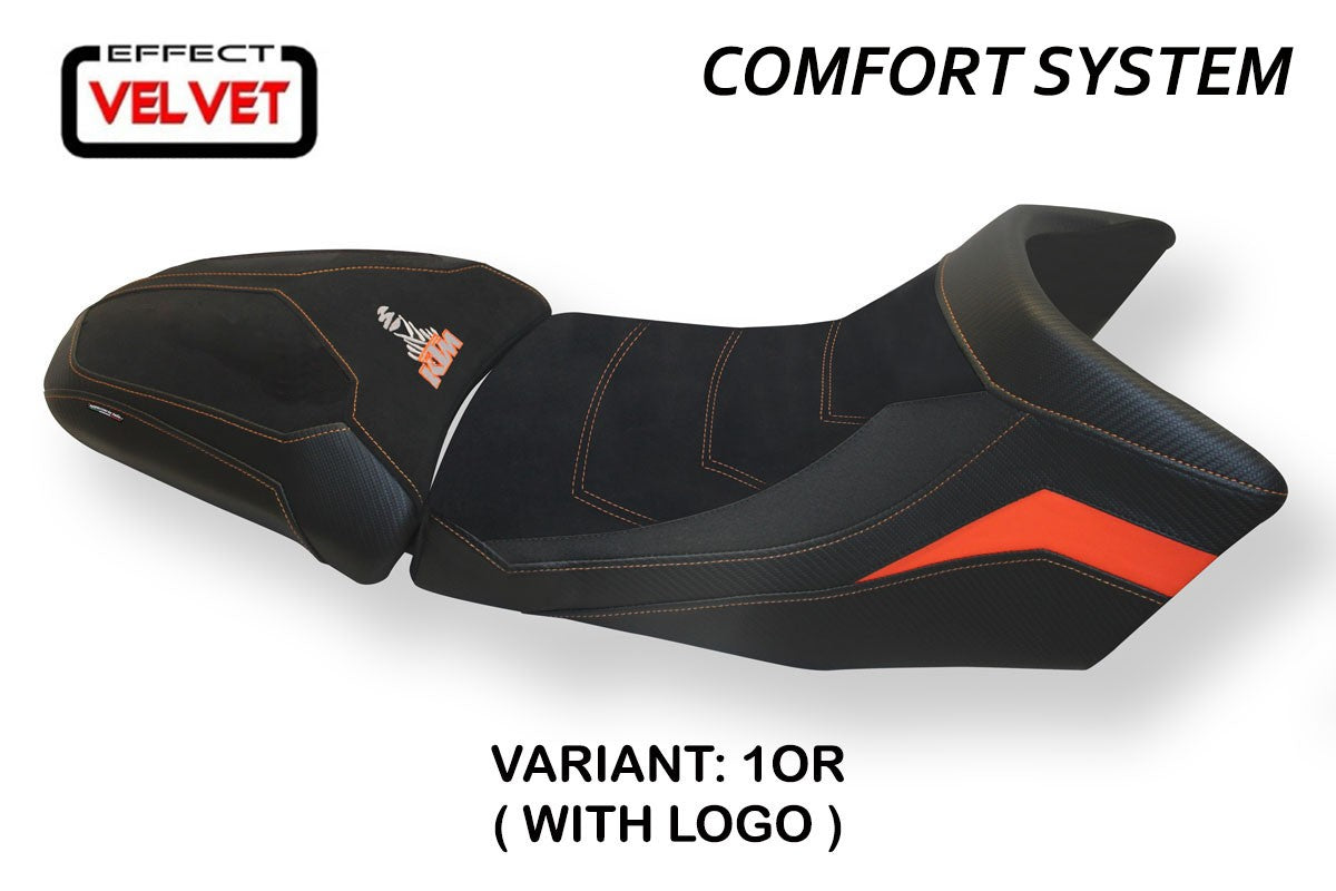 Yhteensopiva istuinpäällinen - KTM 1290 Super Adventure S-T 2015-2020 - mod Gaeta Velvet Comfort System