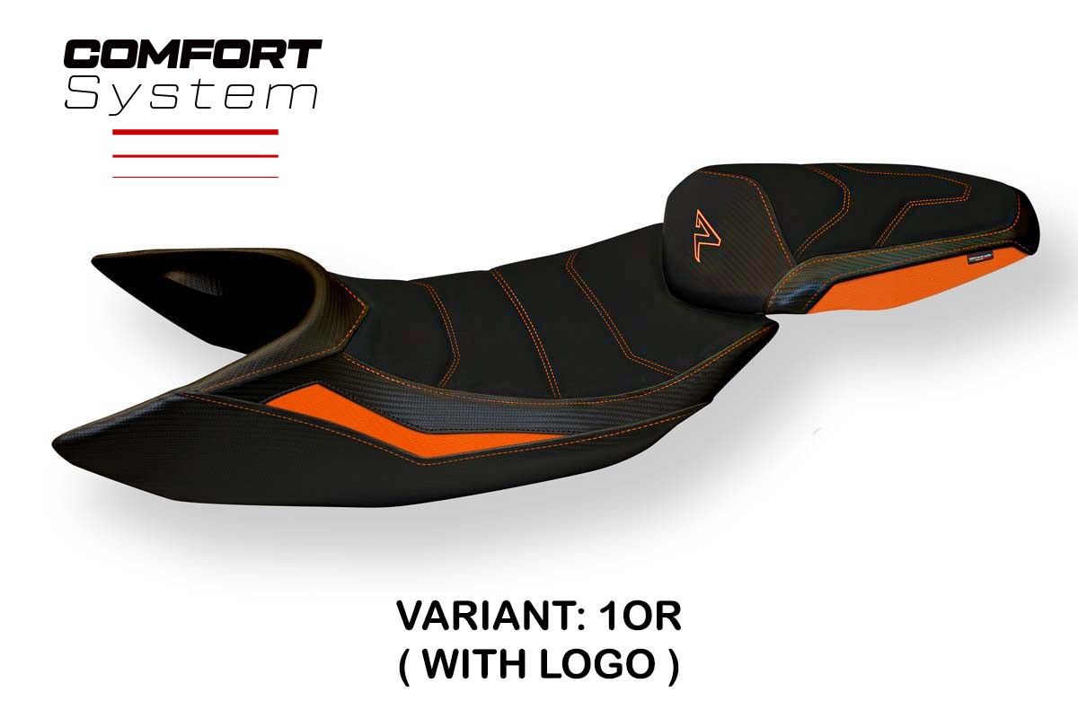 Yhteensopiva istuinpäällinen - KTM 1290 Super Duke R 2014-2019 - mod Janna 3 Comfort System