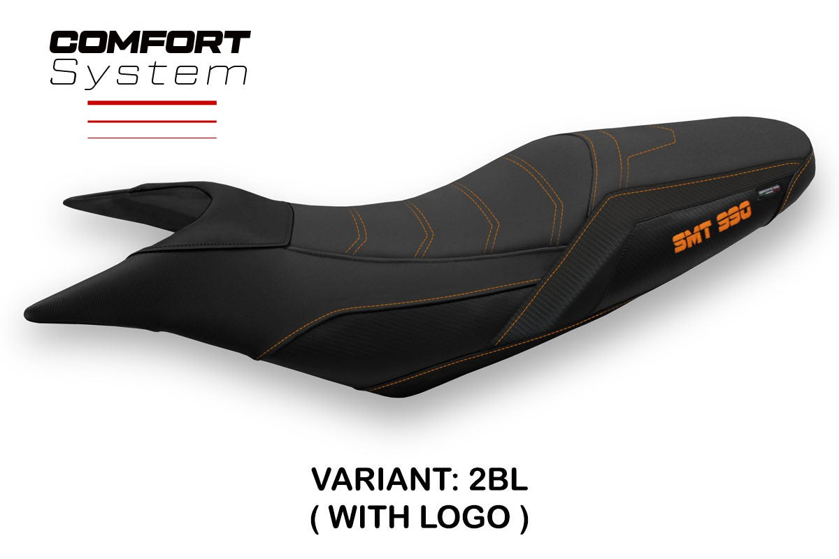 Yhteensopiva istuinpäällinen - KTM 990 Supermoto T 2009 - 2016 - mod Pompei Comfort System
