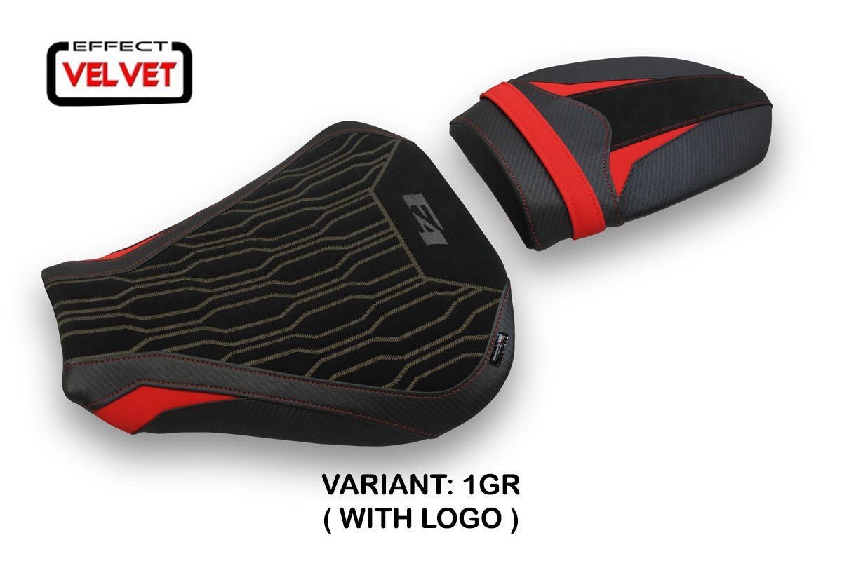 Yhteensopiva istuinpäällinen - MV Agusta F4 2010-2020 - mod Lendorf Velvet