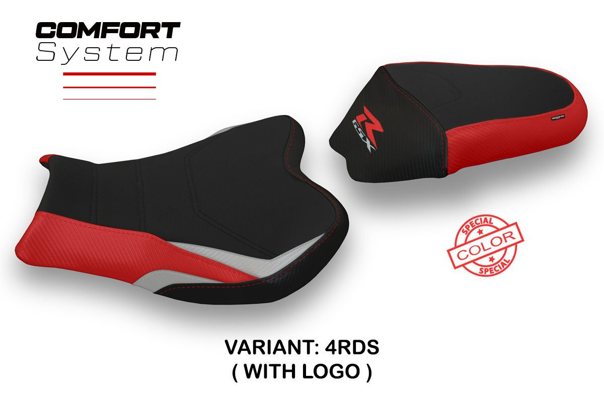Yhteensopiva istuinpäällinen - Suzuki GSX R 1000 2009-2016 - mod Itri Special Color 2 Comfort System