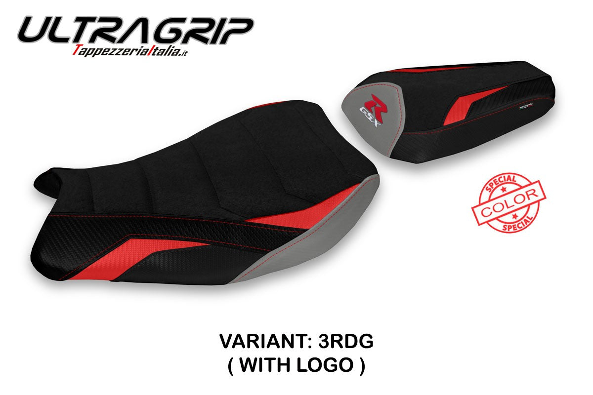 Yhteensopiva istuinpäällinen - Suzuki GSX R 1000 2017-2023 - mod Isili Special Color Ultragrip