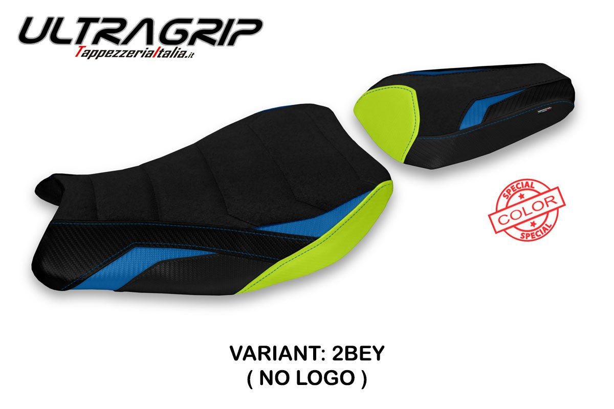 Yhteensopiva istuinpäällinen - Suzuki GSX R 1000 2017-2023 - mod Isili Special Color Ultragrip