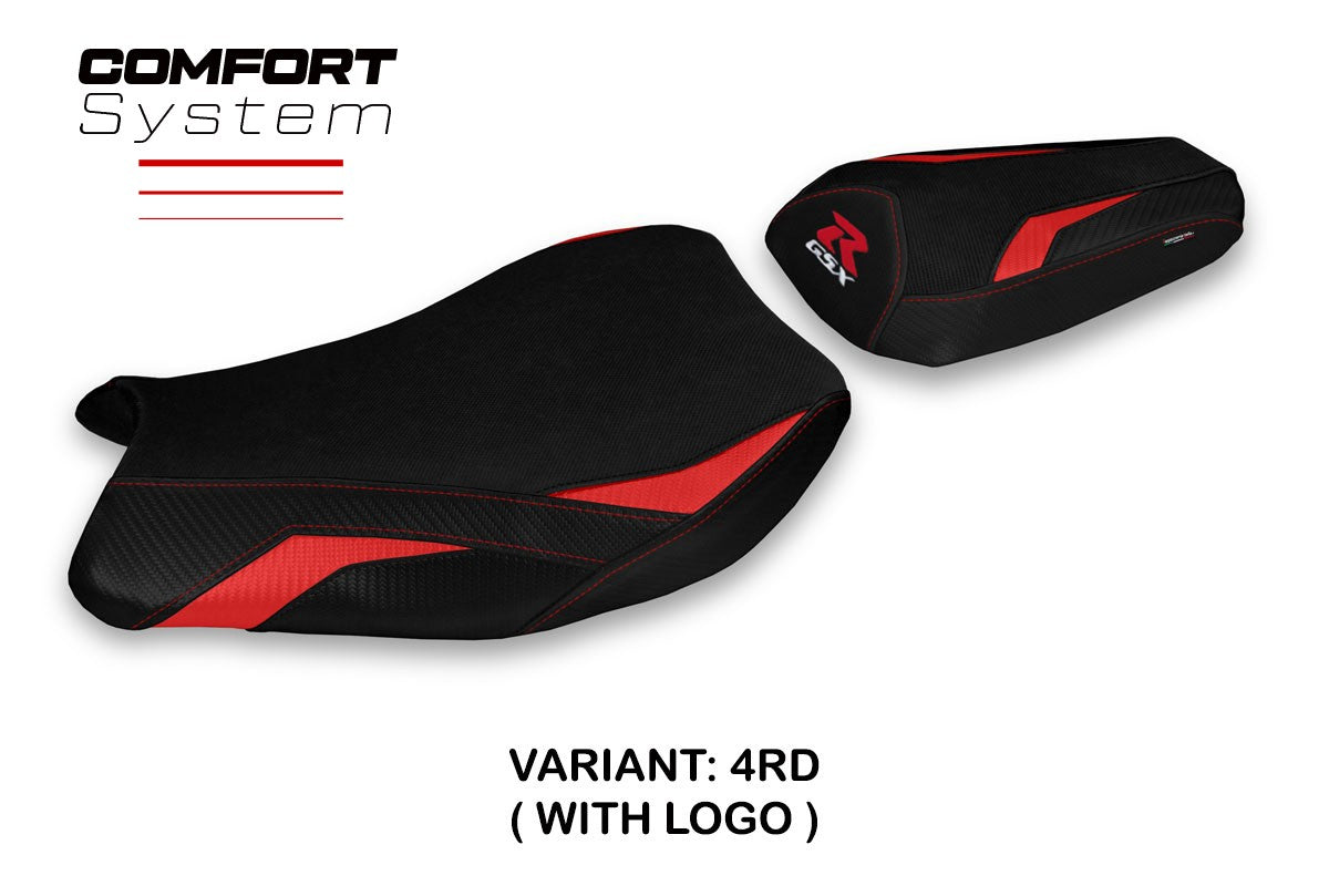Yhteensopiva istuinpäällinen - Suzuki GSX R 1000 2017-2023 - mod Paceco Comfort System
