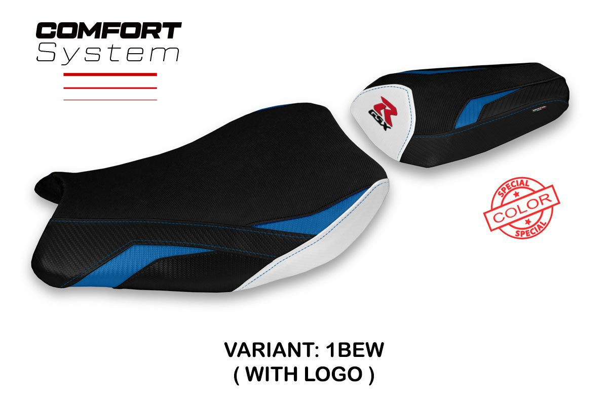 Yhteensopiva istuinpäällinen - Suzuki GSX R 1000 2017-2023 - mod Paceco Special Color Comfort System