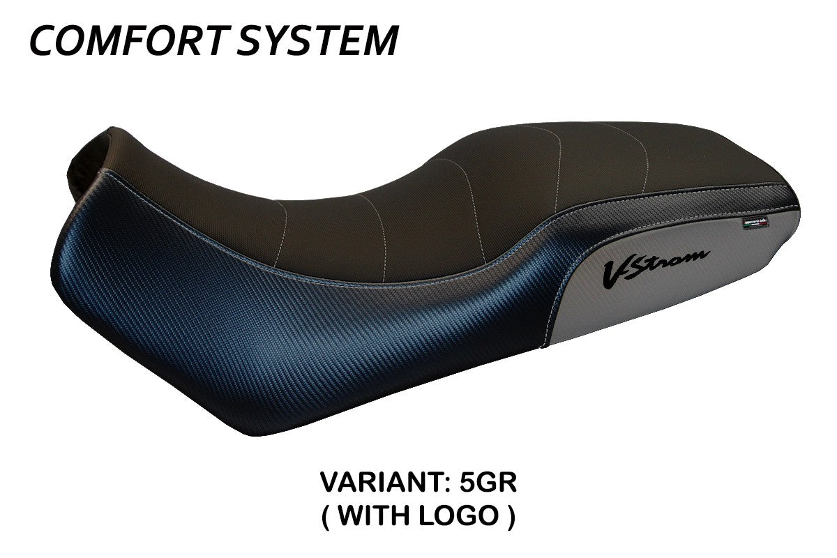 Yhteensopiva istuinpäällinen - Suzuki V-Strom 1000 DL 2002-2008 - mod Melito Comfort System