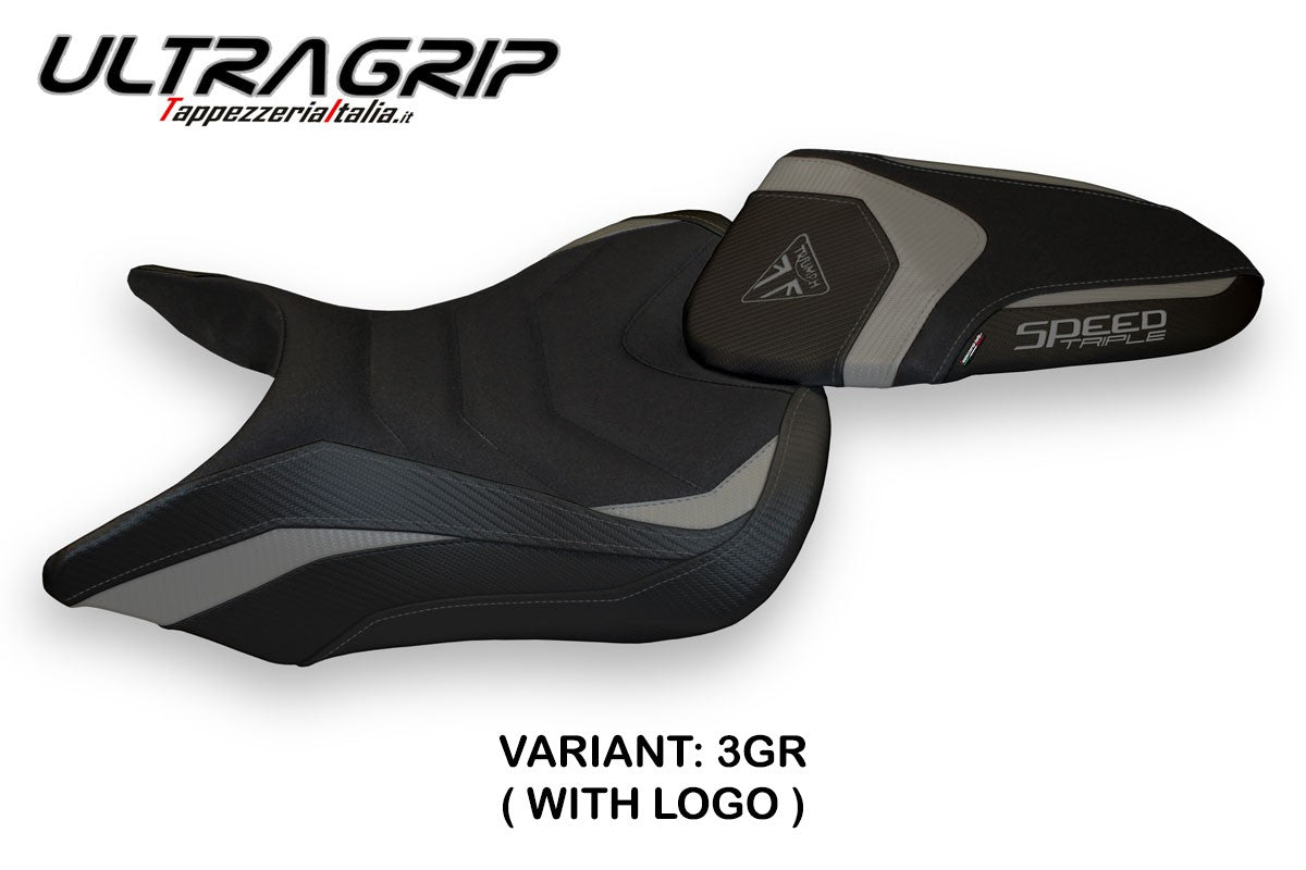 Yhteensopiva istuinpäällinen - Triumph Speed ??Triple 2016-2021 - mod Resia 1 Ultragrip