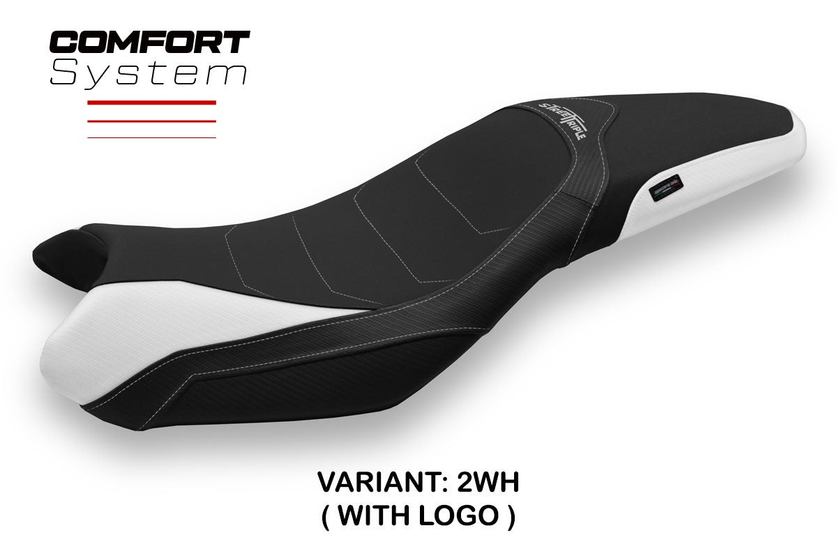 Yhteensopiva istuinpäällinen - Triumph Street Triple 2013-2016 - mod Mariposa 1 Comfort System