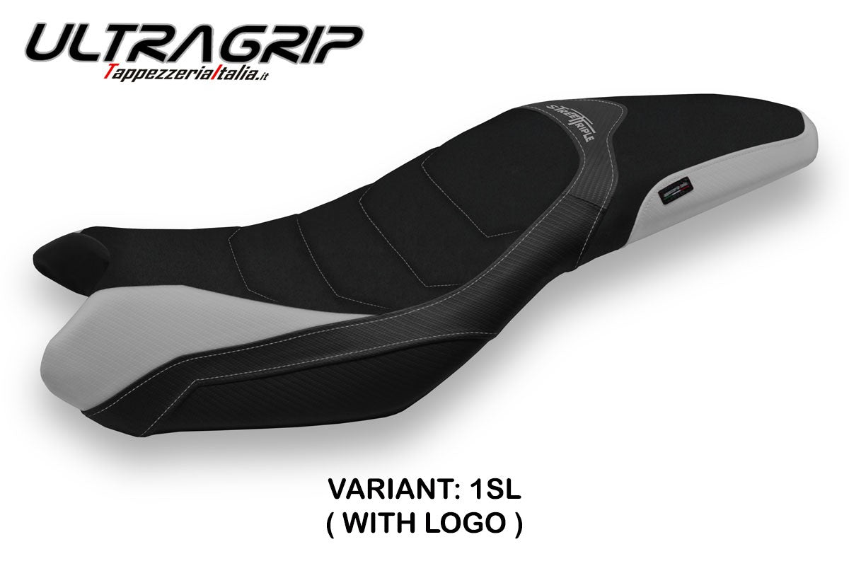 Yhteensopiva istuinpäällinen - Triumph Street Triple 2013-2016 - mod Salina 1 Ultragrip