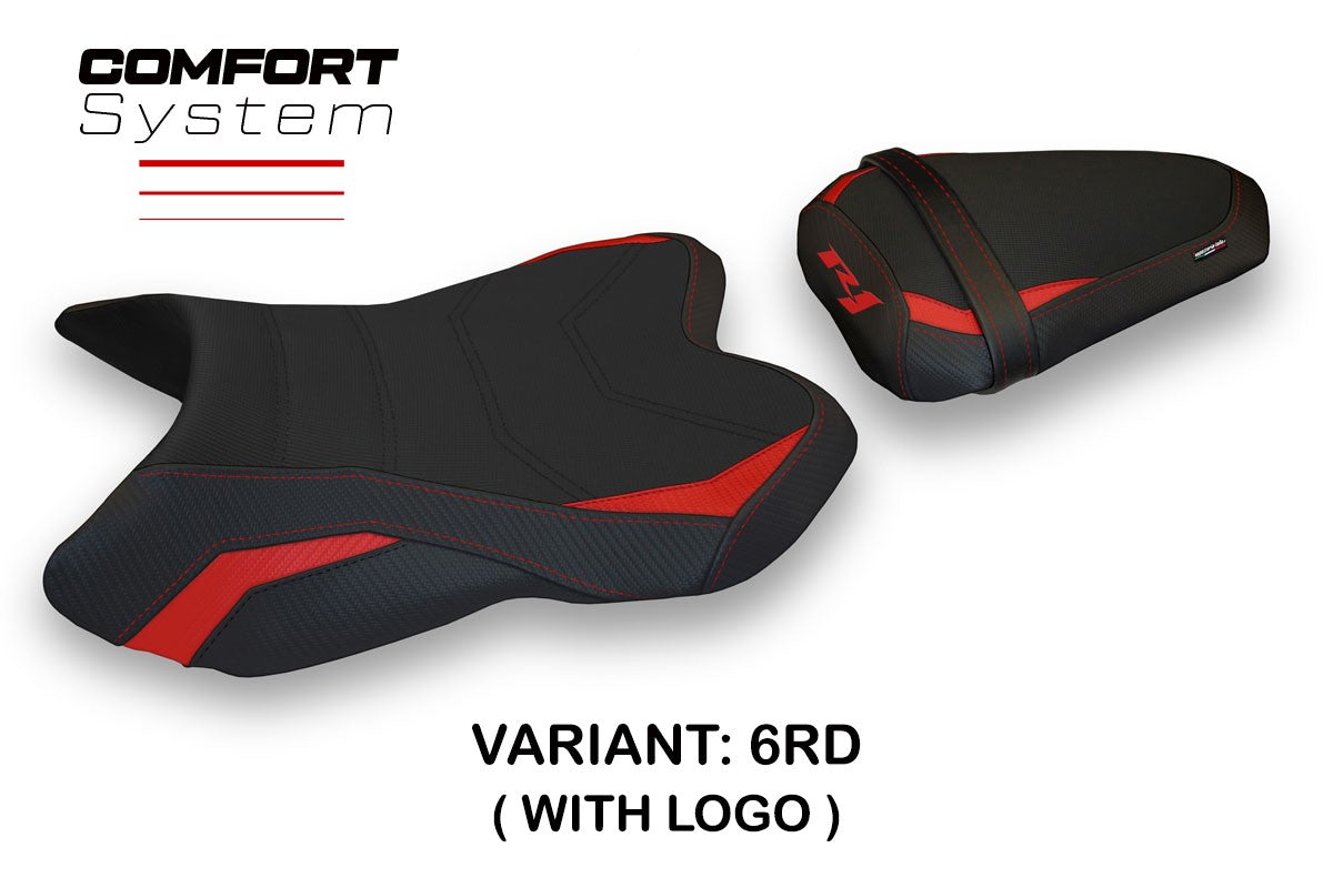 Istuinpäällinen yhteensopiva - Yamaha R1 2007 - 2008 - mod Marstal 1 Comfort System