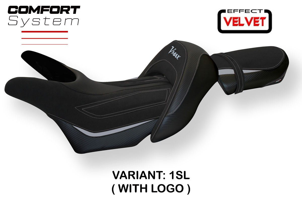 Yhteensopiva istuinpäällinen - Yamaha V-Max 1700 2008-2017 - mod Odessa Velvet Comfort System