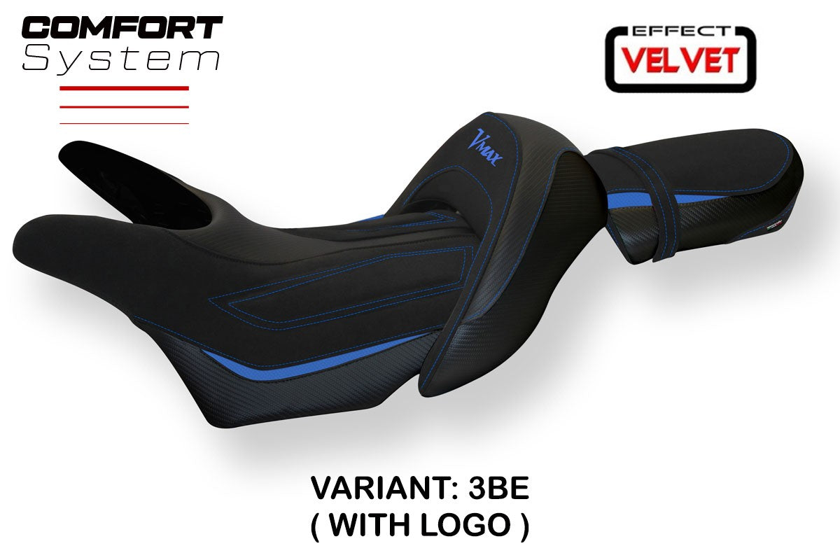 Yhteensopiva istuinpäällinen - Yamaha V-Max 1700 2008-2017 - mod Odessa Velvet Comfort System