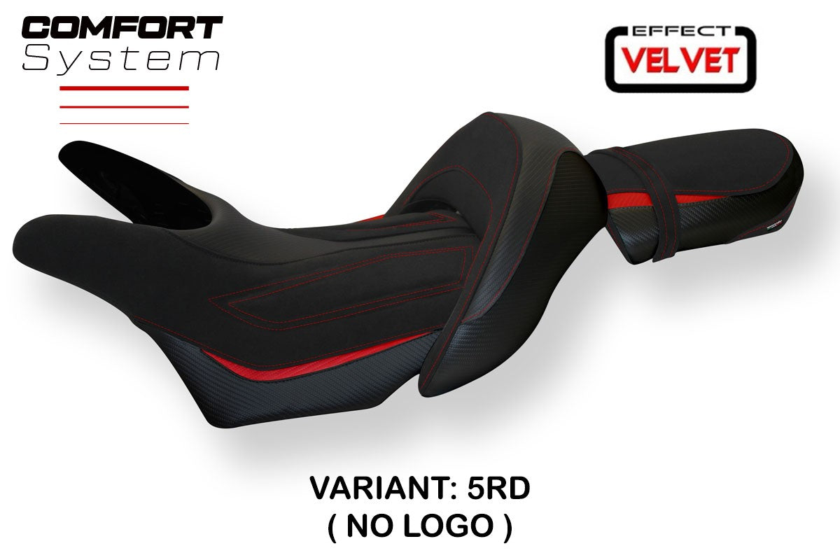Yhteensopiva istuinpäällinen - Yamaha V-Max 1700 2008-2017 - mod Odessa Velvet Comfort System